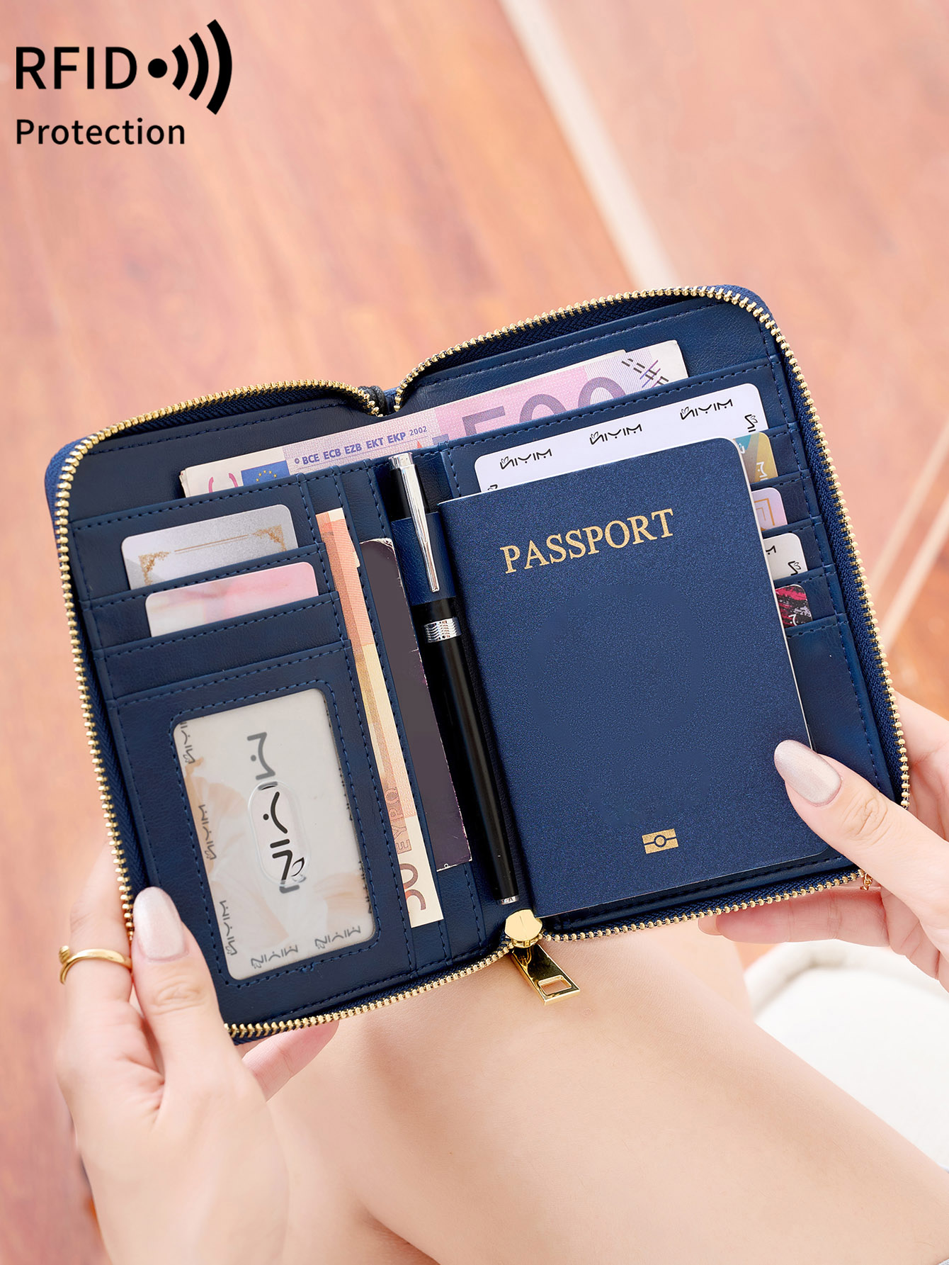 Porta-Passaporte Blindado RFID - Passport Wallet Rfid avaliação e preço