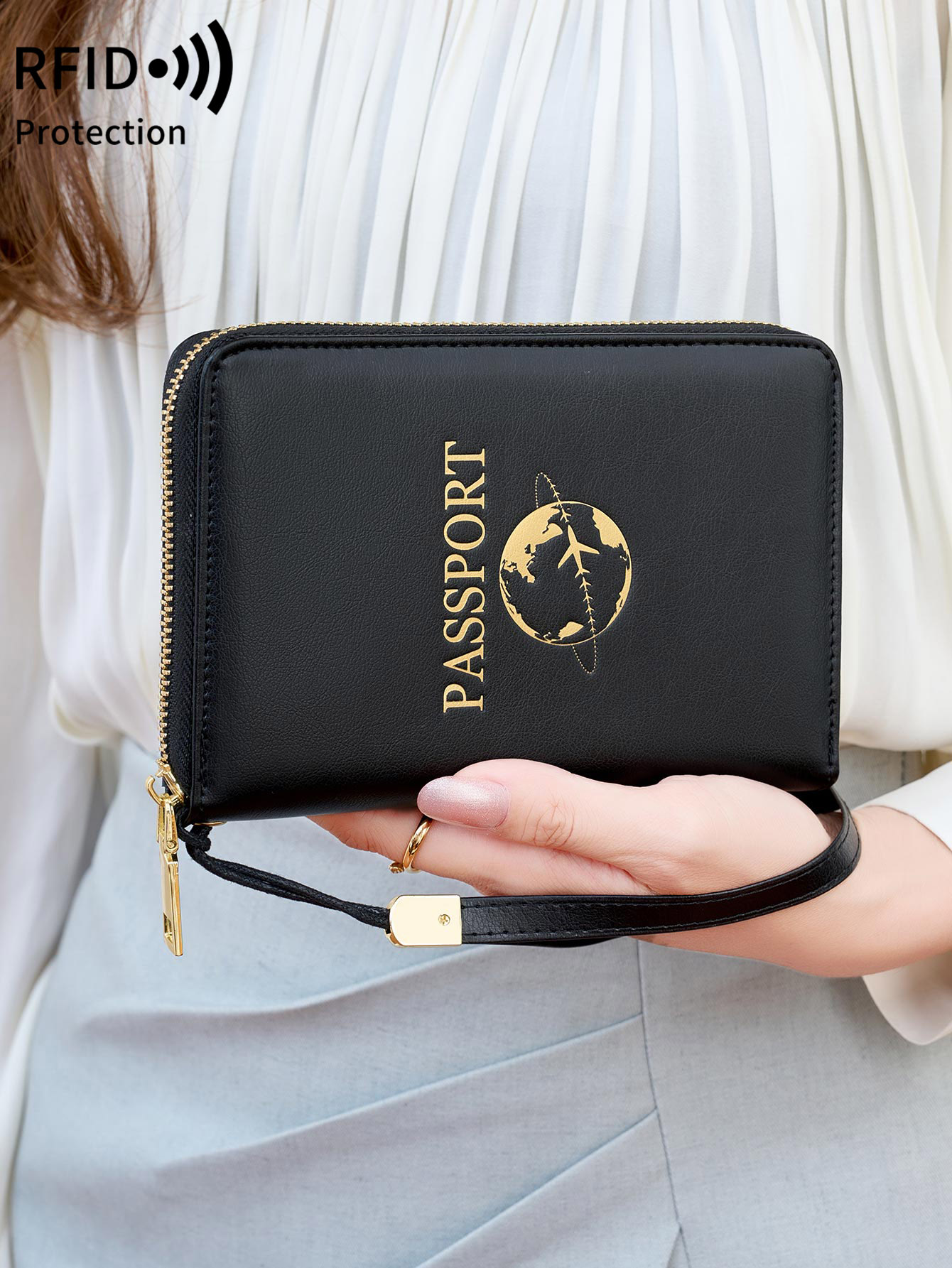 Porta-Passaporte Blindado RFID - Passport Wallet Rfid avaliação e preço