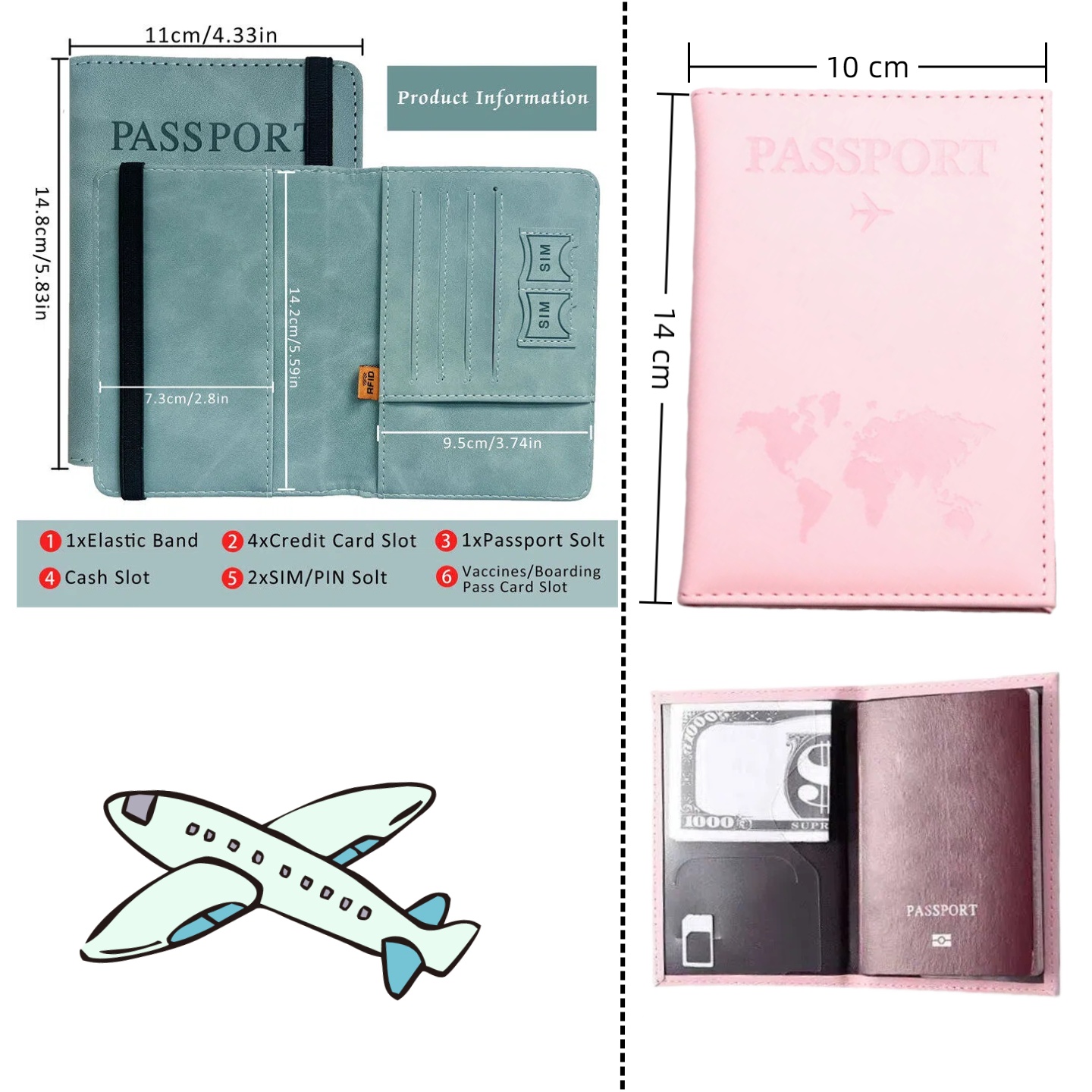 Capa de Passaporte Vintage RFI - Passport Wallet Rfid avaliação e preço