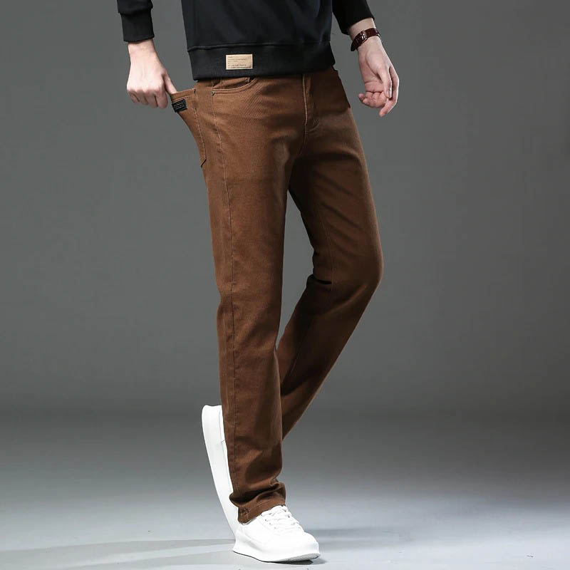 Moda solta em linha reta negóc - Men'S Accessories For Jeans avaliação e preço