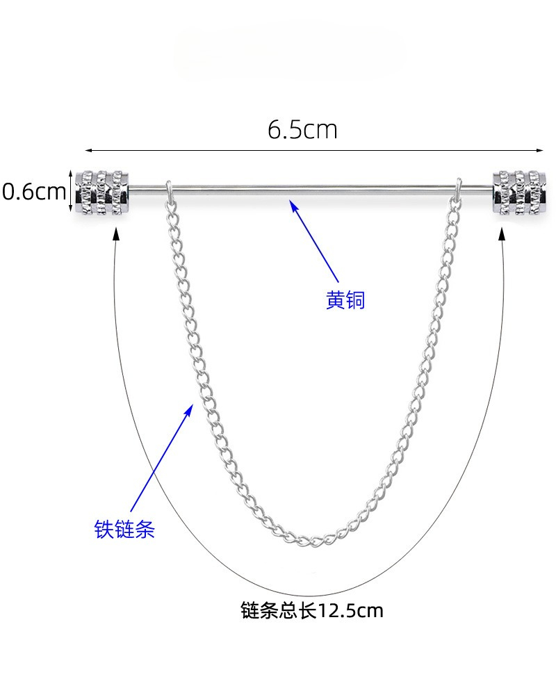 Novo Broche Masculino para Cam - Men'S Accessories And Jewelry avaliação e preço