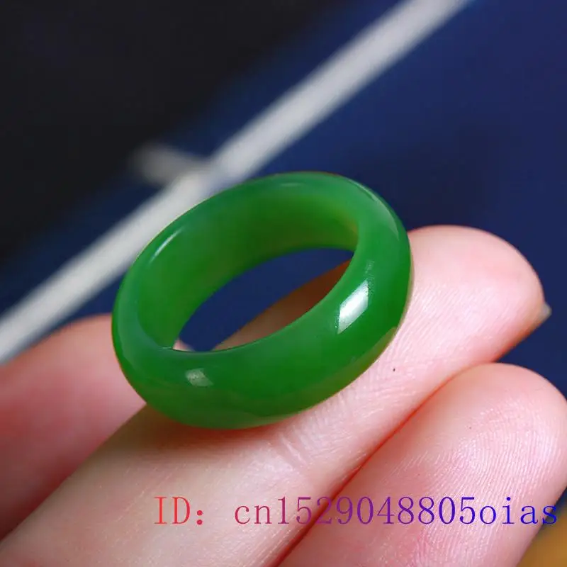 Natural verde hetian jade anel - Men Accessories For Wedding avaliação e preço